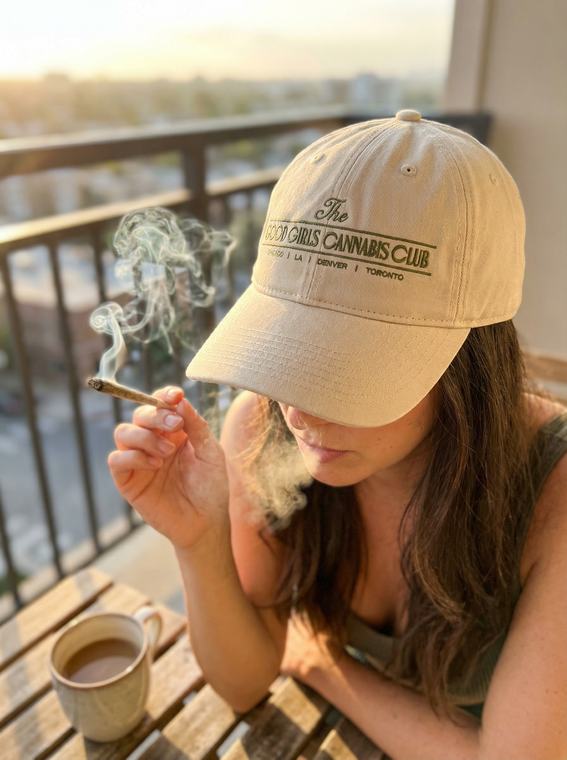 GOOD GIRLS CANNABIS CLUB — Embroidered cap